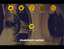 Tablet Screenshot of phaedrus-audio.com